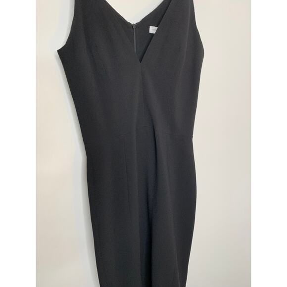 Dress the Population Black Isabelle Crepe Stretch Mermaid Bodycon Midi Medium - Picture 12 of 16
